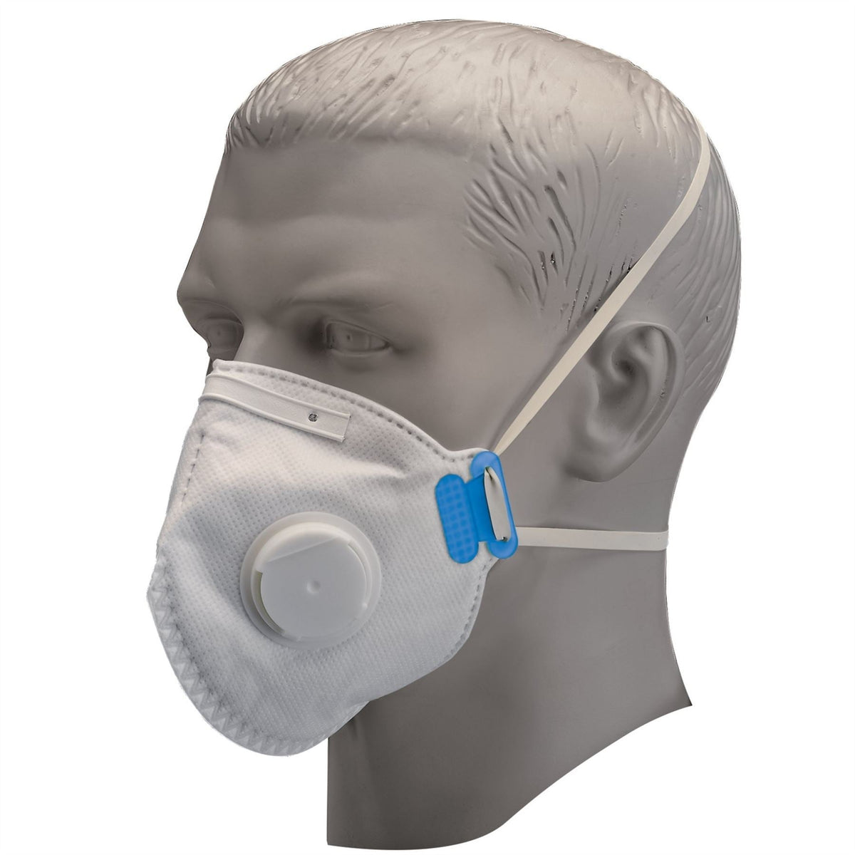 Draper FFP2 NR Vertical Dust Mask (Pack of 2) 82565 White Rose Tools