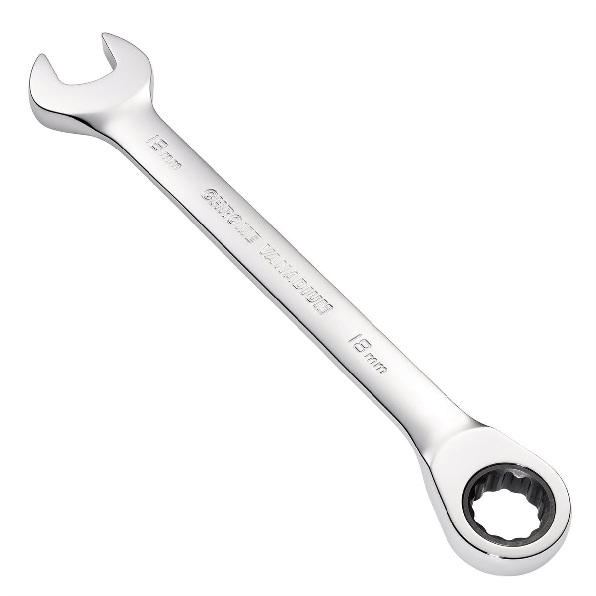 Draper HI-TORQ® Metric Reversible Ratcheting Combination Spanner 18mm 52006 White Rose Tools
