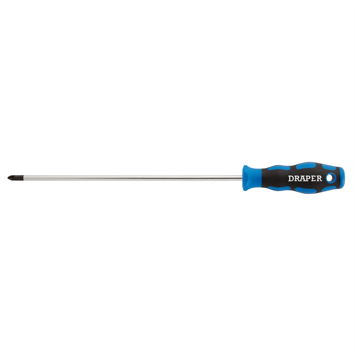 Draper Soft Grip PZ TYPE Screwdriver No.2 x 250mm 48930 White Rose Tools