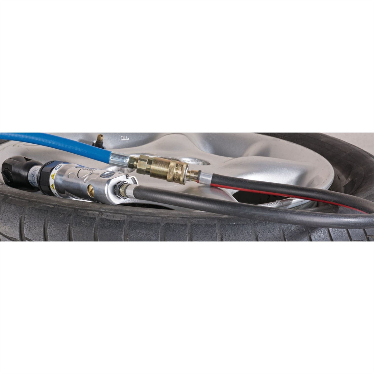 Draper Air Line Whip Hose 600mm 3/8" BSP 54439 White Rose Tools