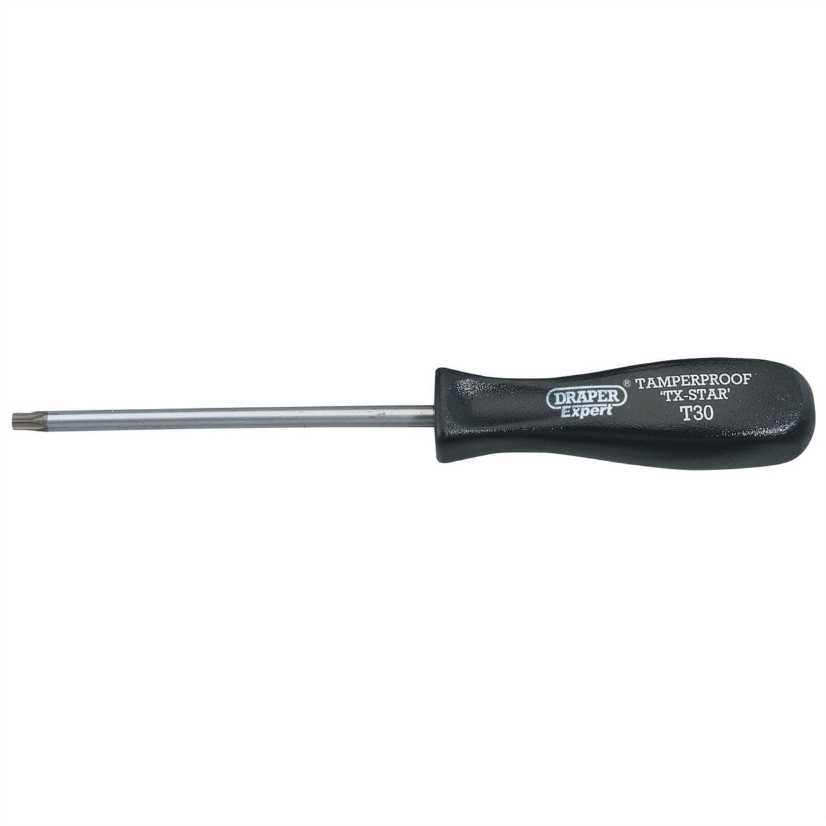 Draper Expert TX-STAR® Security Screwdriver T30T x 115mm 34119 White Rose Tools