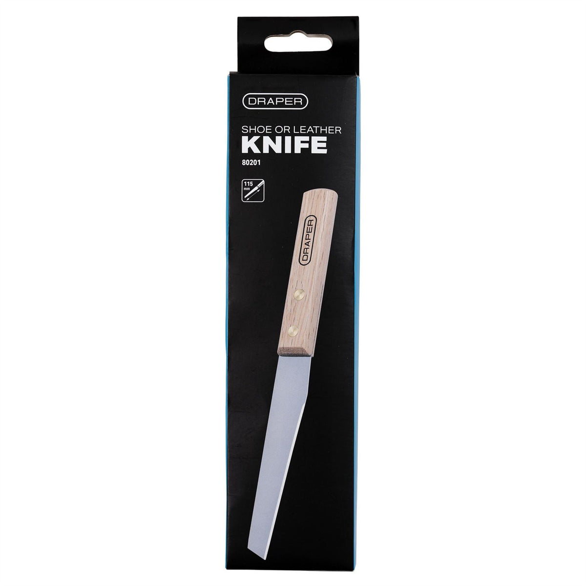 Draper Shoe or Leather Knife 115mm 80201 White Rose Tools