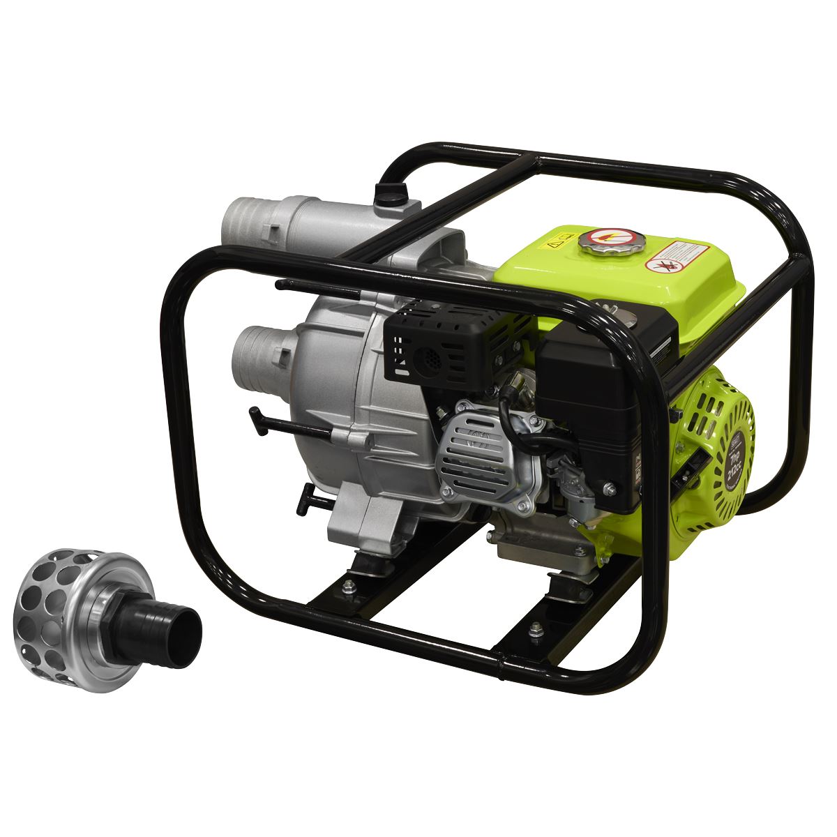 Sealey Petrol Powered Dirty Water Pump 80mm 6.15hp 4-Stroke Engine White Rose Tools