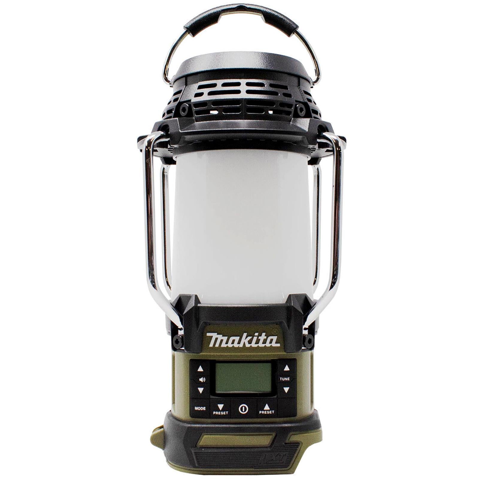 Makita Lantern Radio FM/AM Job Site Light Cordless 14.4V 18V LXT Olive Range DMR055O Body Only