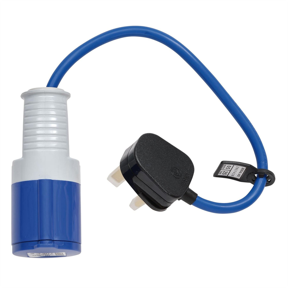 Defender E85301 230V Fly Lead Converter 13A - 16A 35133 White Rose Tools