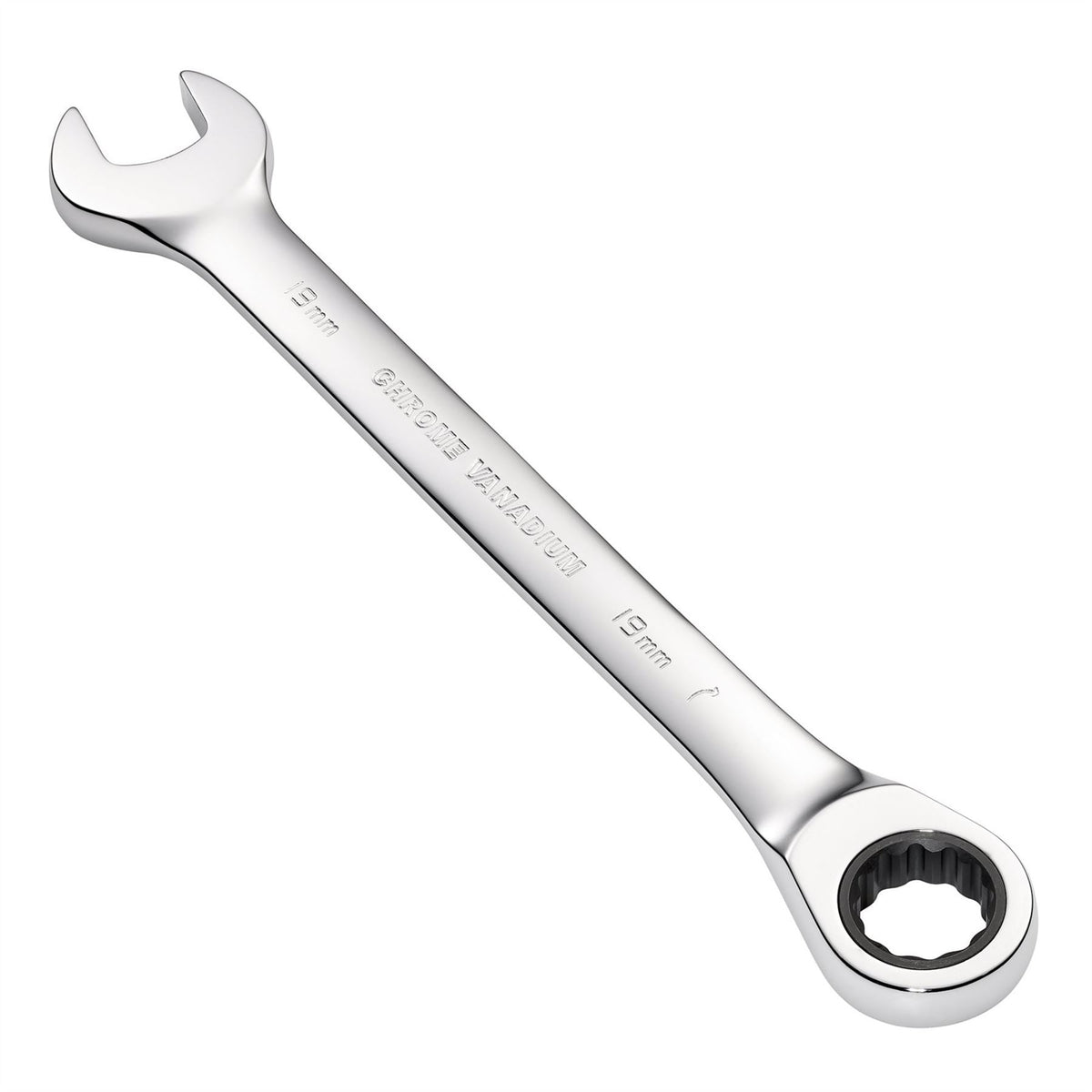 Draper Metric Ratcheting Combination Spanner 19mm 31018 White Rose Tools