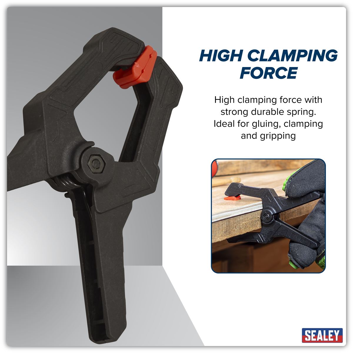 Sealey Spring Clamp Set 45mm 8pc