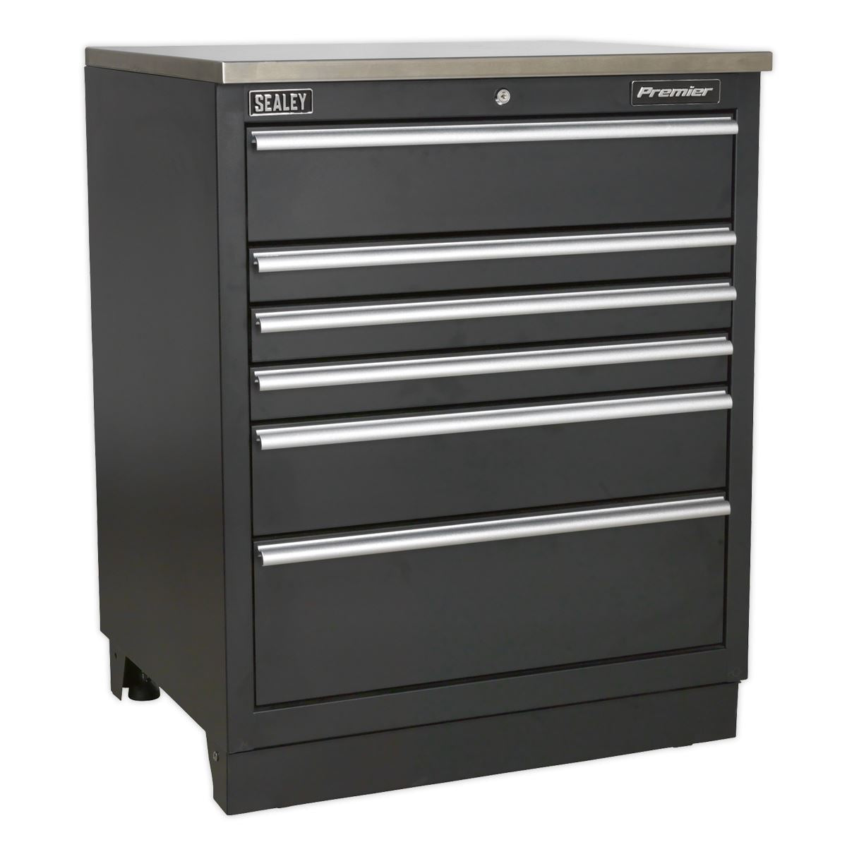 Sealey Premier Modular Floor Cabinet 6 Drawer 775mm Heavy-Duty