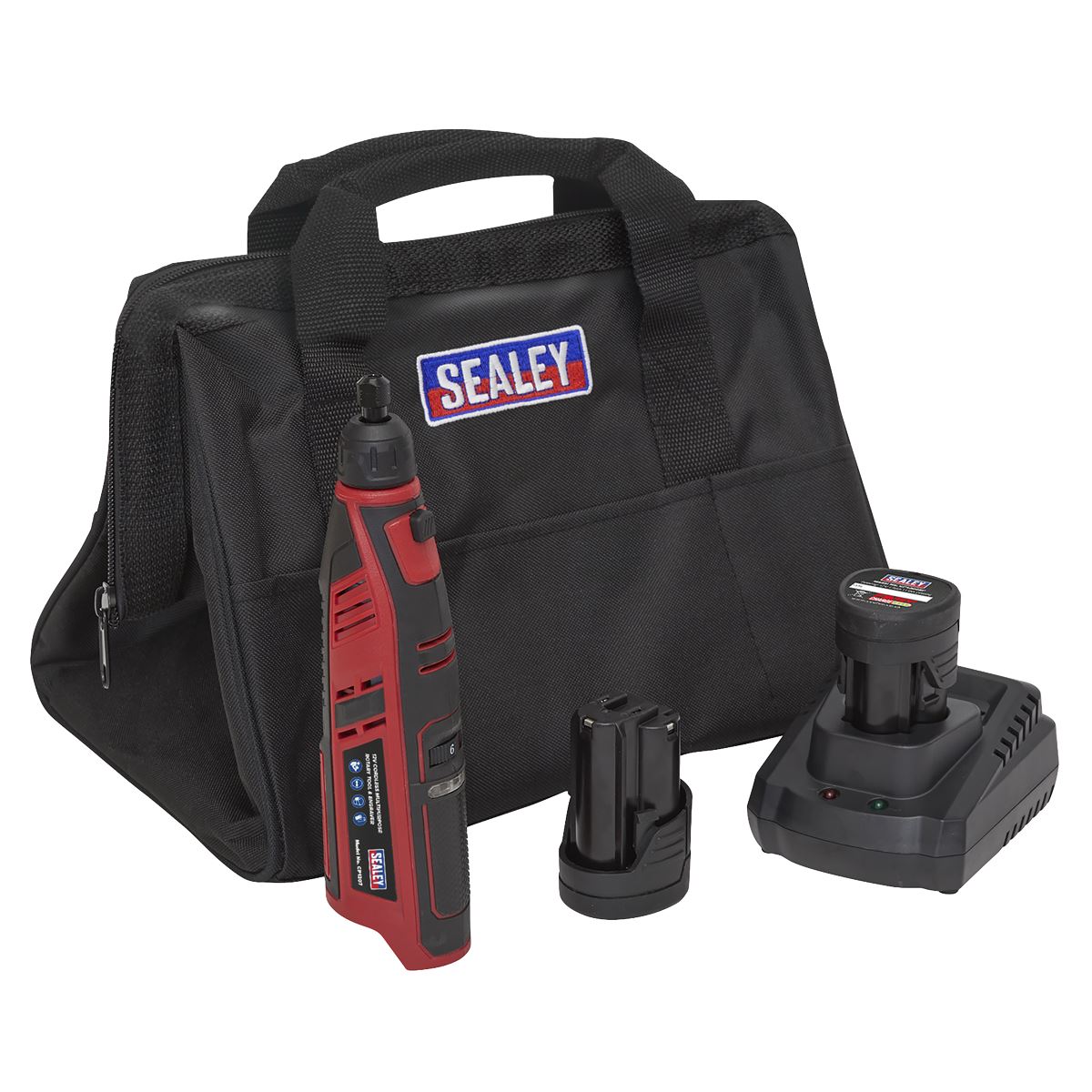 Sealey Cordless Rotary Tool & Engraver Kit 49pc 12V SV12 Series - 2 Batteries