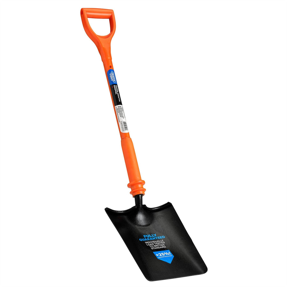 Draper Expert Fully Insulated Contractors Taper Mouth Shovel 75169 White Rose Tools
