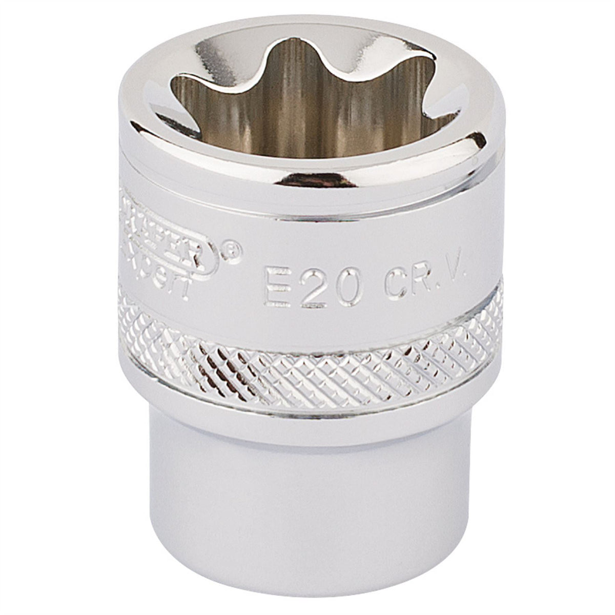 Draper Expert TX-STAR® Socket 3/8" Sq. Dr. E20 34265 White Rose Tools