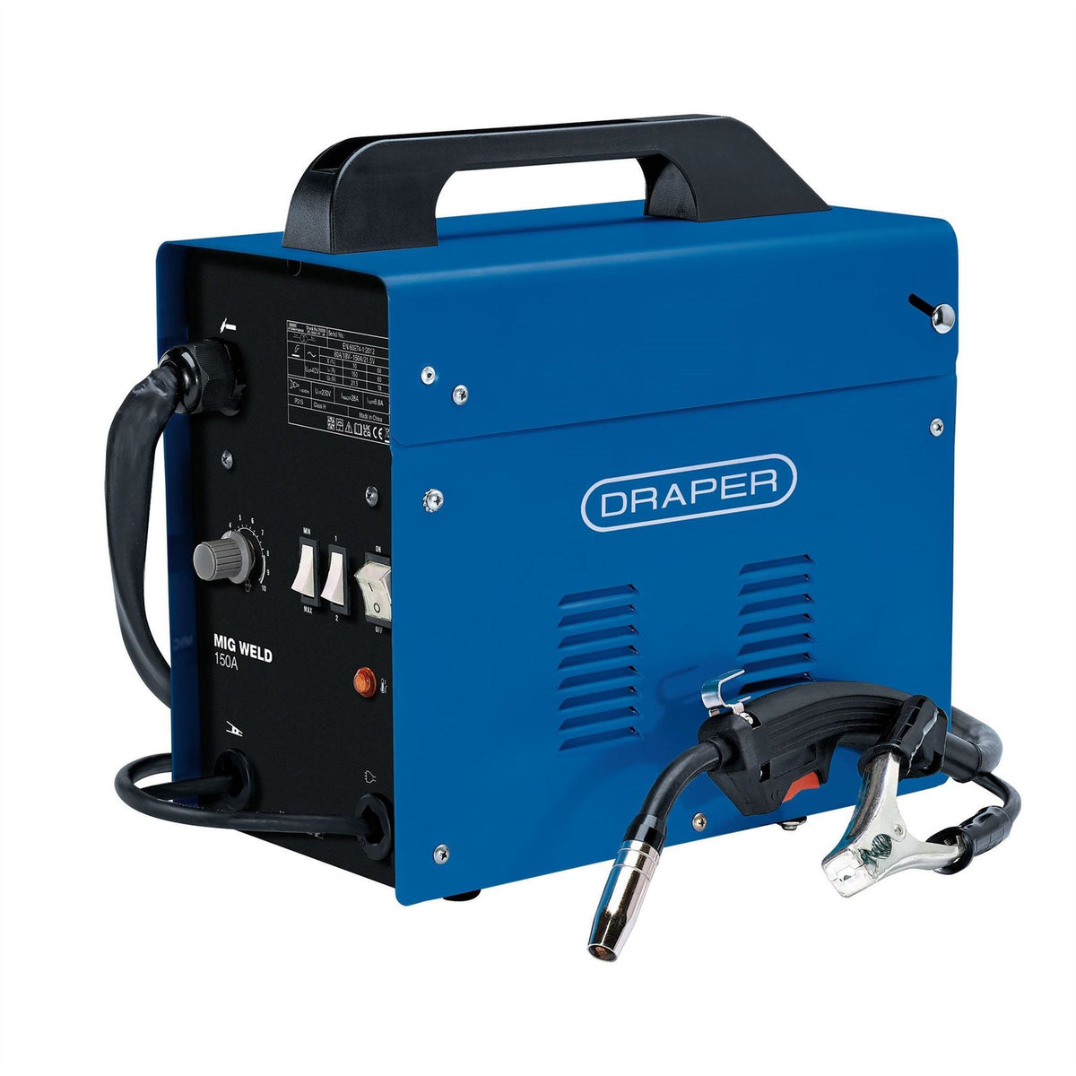 Draper Storm Force Draper Gasless MIG Welder 150A 70050 White Rose Tools