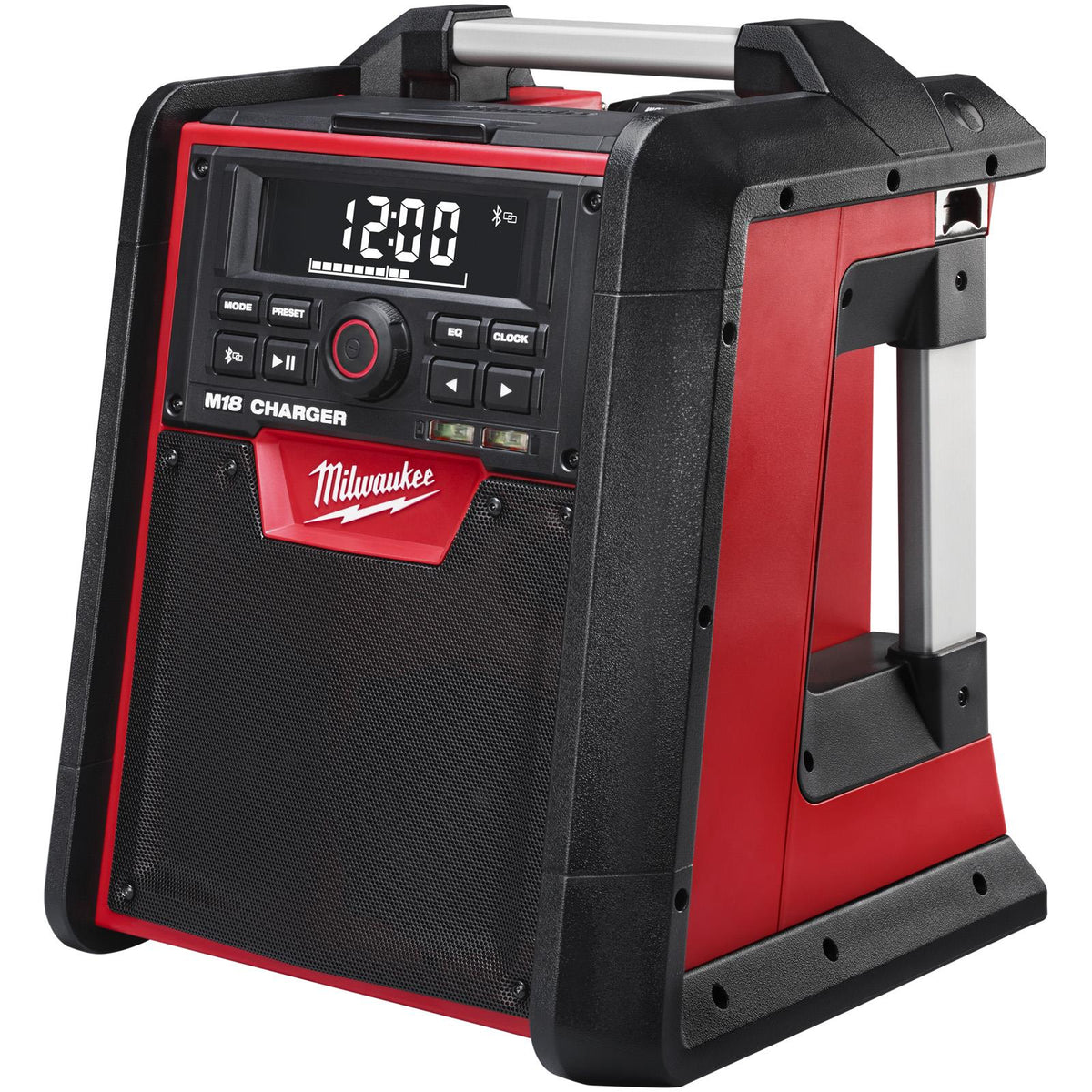 Milwaukee M18 Jobsite Radio Charger with Bluetooth Bare Unit M18RC-0 White Rose Tools