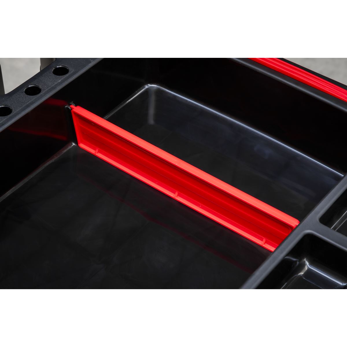 Sealey Workshop Trolley 3-Level Composite with Parts Storage