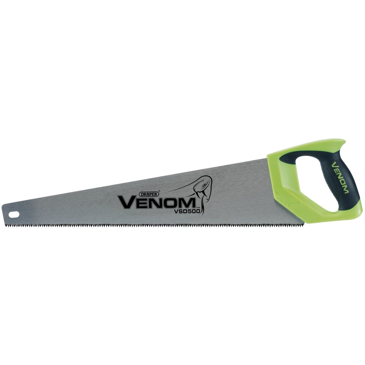 Draper Venom® First Fix Double Ground Handsaw 500mm 7tpi/8ppi 82194 White Rose Tools