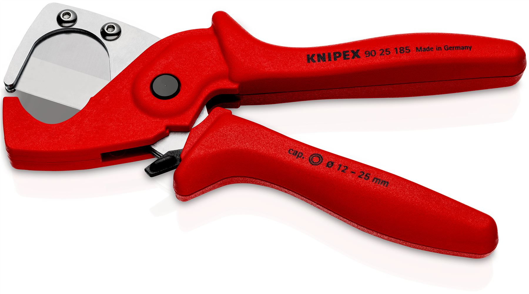 KNIPEX Pipe Cutters for Plastic Composite Pipes 185mm 12-25mm Diameter 90 25 185