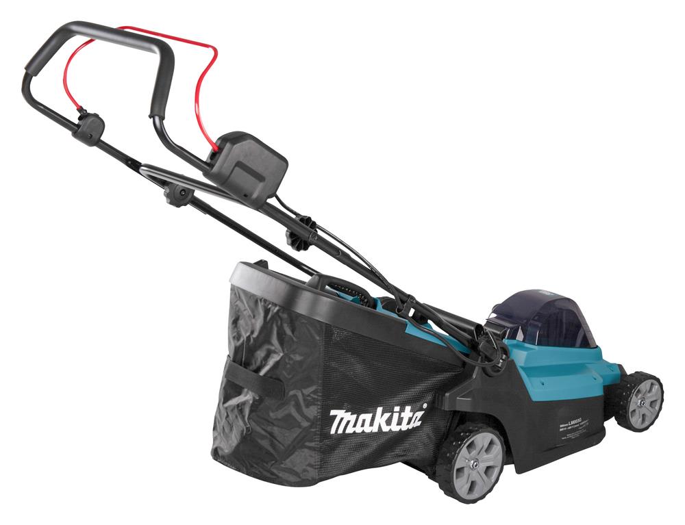 Makita 38cm Lawn Mower Kit 40V Max XGT Li-ion Cordless Garden Grass Outdoor 4Ah Battery and Charger LM003GM103