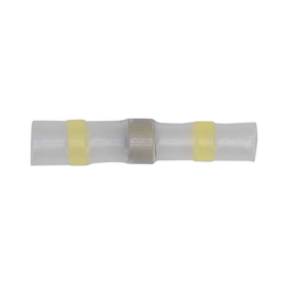 WRT Sealey 25 Pack 12-10 AWG Yellow Heat Shrink Solder Butt Connector Terminal