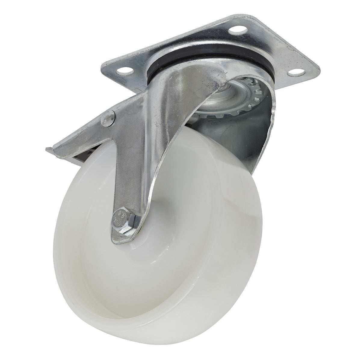 Sealey Castor Wheel Swivel Plate with Total Lock Ø125mm