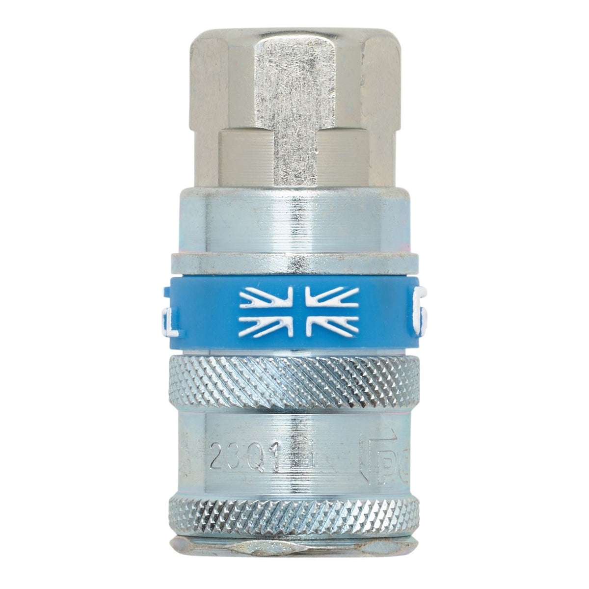 Draper 1/4" BSP Taper Female Thread Vertex Air Coupling (Sold Loose) 51384 White Rose Tools