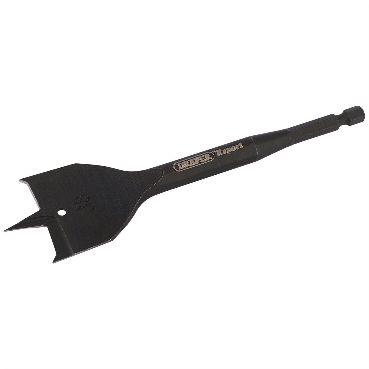 Draper Expert Flat Wood Bit 38 x 150mm 63697 White Rose Tools