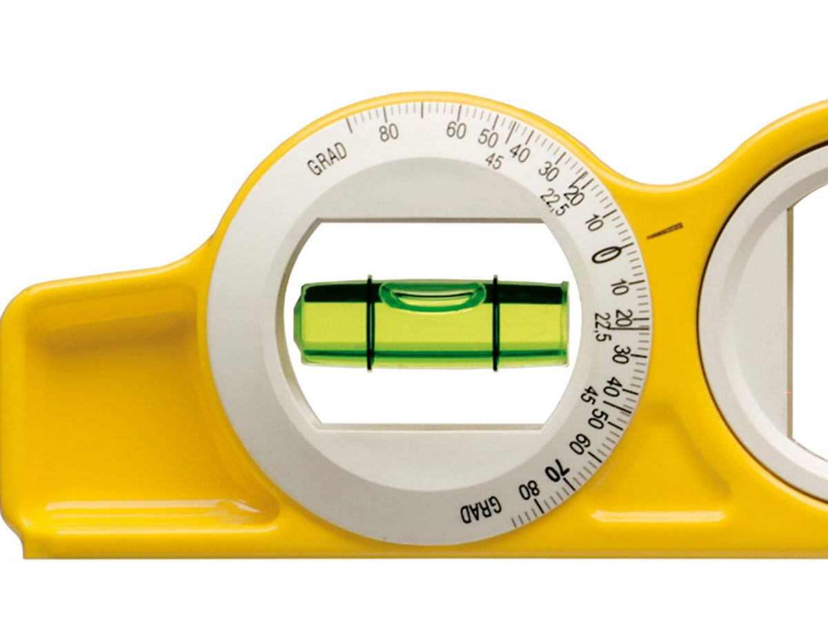 STABILA Torpedo Spirit Level 25cm with Belt Pouch Type 81 SV REM W360 16670 White Rose Tools