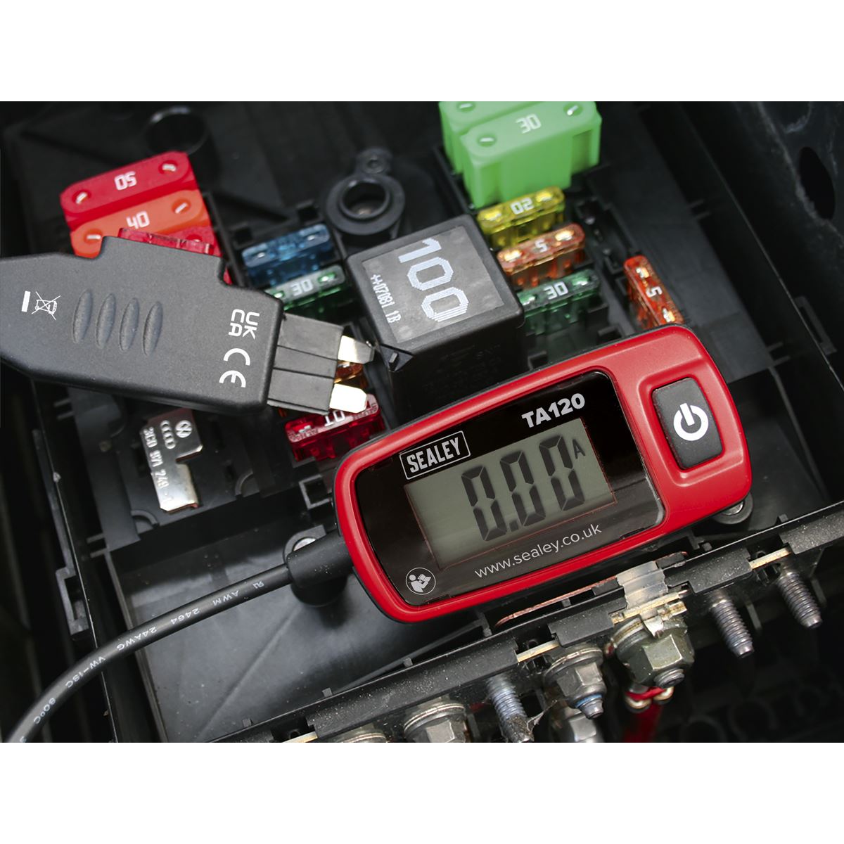 Sealey Automotive Current Tester Standard Blade Fuse 20A Car Commercial Circuit