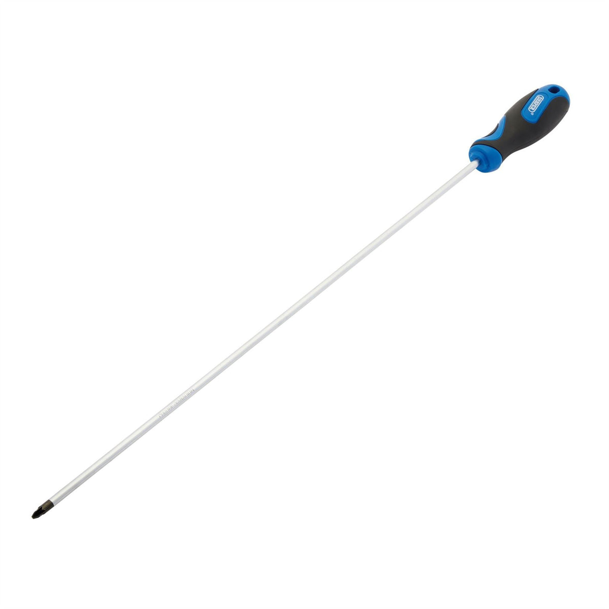 Draper Extra Long Reach Soft Grip PZ Type Screwdriver No.2 x 450mm 69472 White Rose Tools
