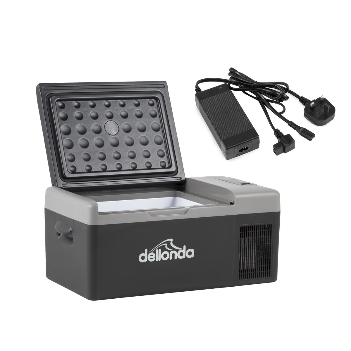 Dellonda 15L Portable Car Fridge, Freezer, Cool Box, 12/24/230V Compressor