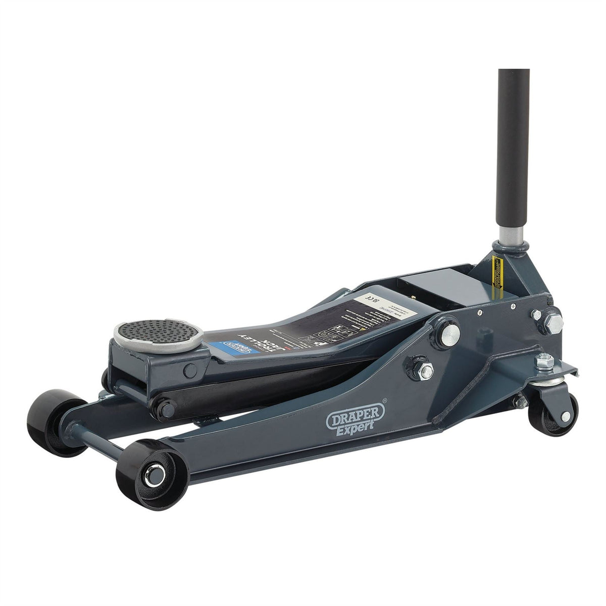 Draper Expert Professional Low Profile Garage Trolley Jack 4 Tonne 24276 White Rose Tools