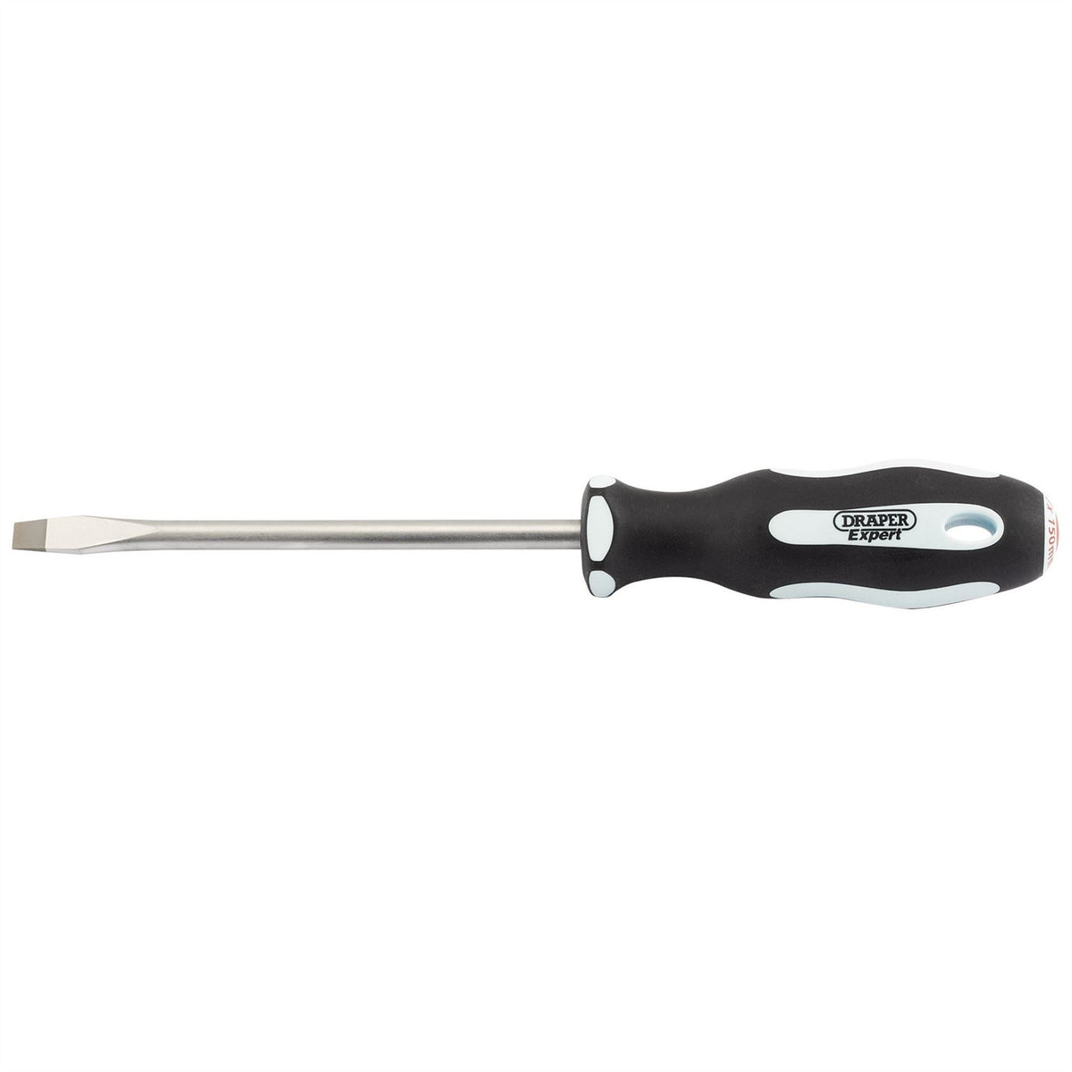 Draper Expert Plain Slot Soft Grip Screwdriver 8 x 150mm 34979 White Rose Tools