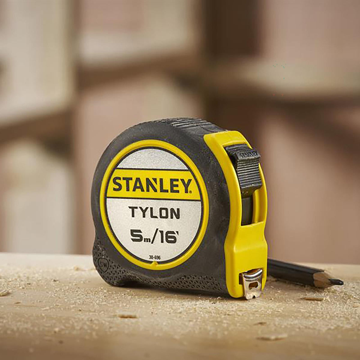 Stanley 5m (16ft) Pocket Tape Measure White Rose Tools