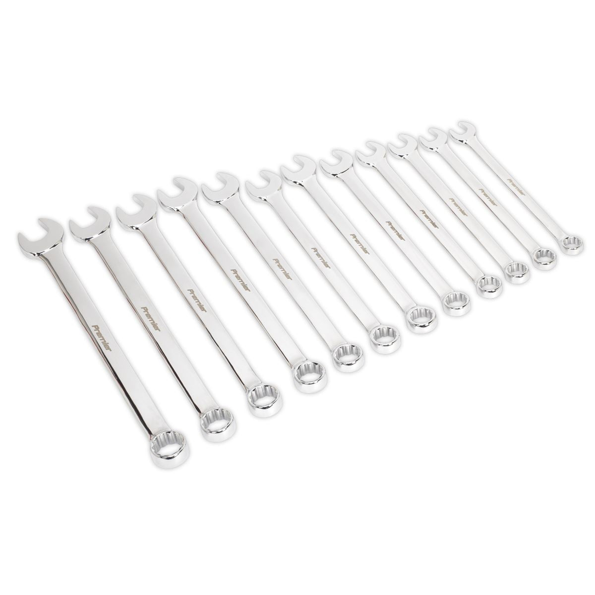 Sealey Premier Jumbo Combination Spanner Set 12pc