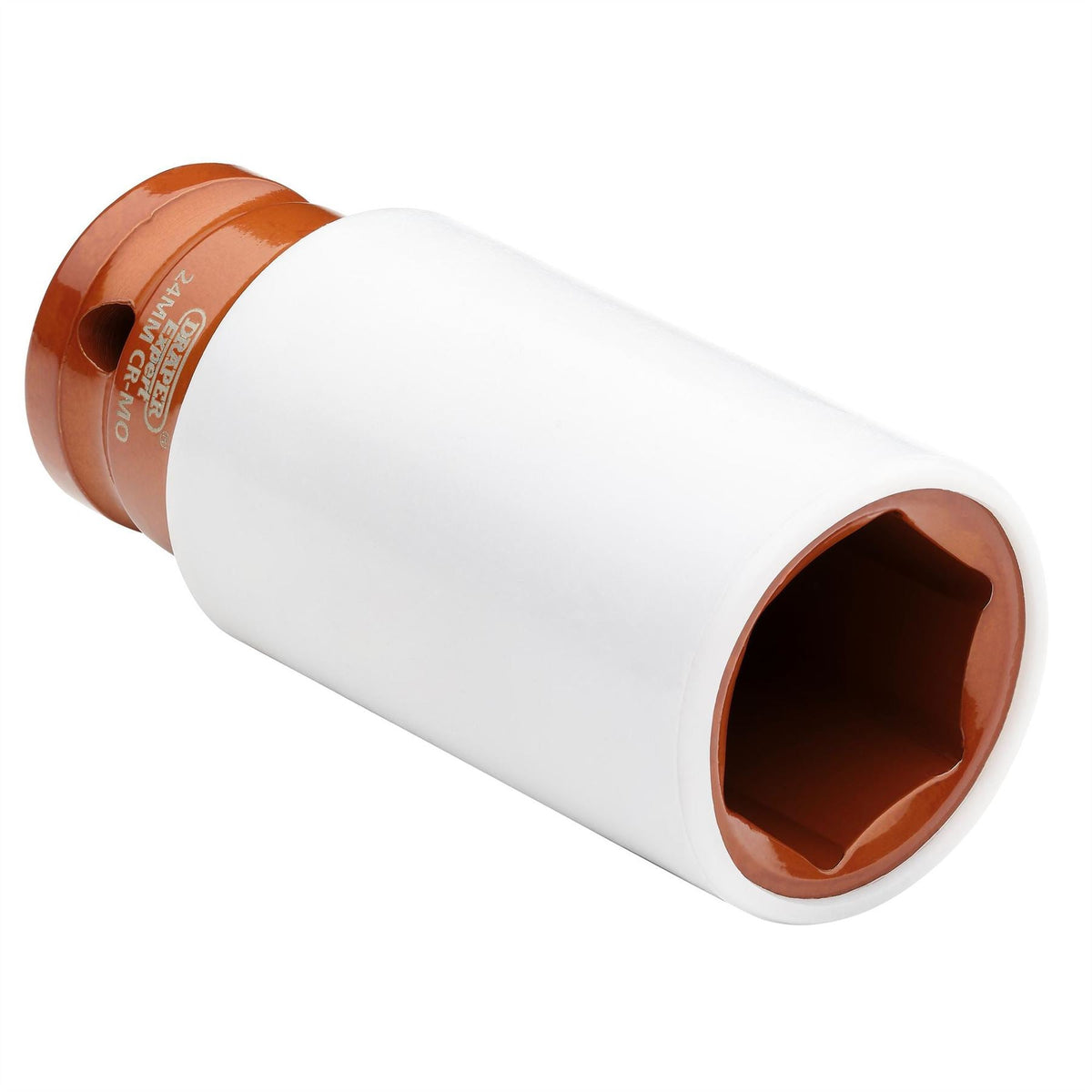 Draper HI-TORQ® Wheel Nut Socket for Alloy Wheels 1/2" Sq. Dr. (24mm) 83059 White Rose Tools