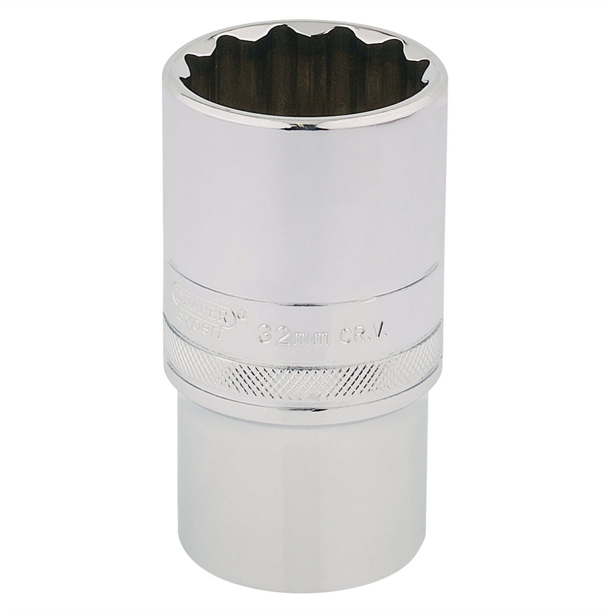 Draper Expert HI-TORQ® 12 Point Deep Socket 1/2" Sq. Dr. 32mm 33865 White Rose Tools