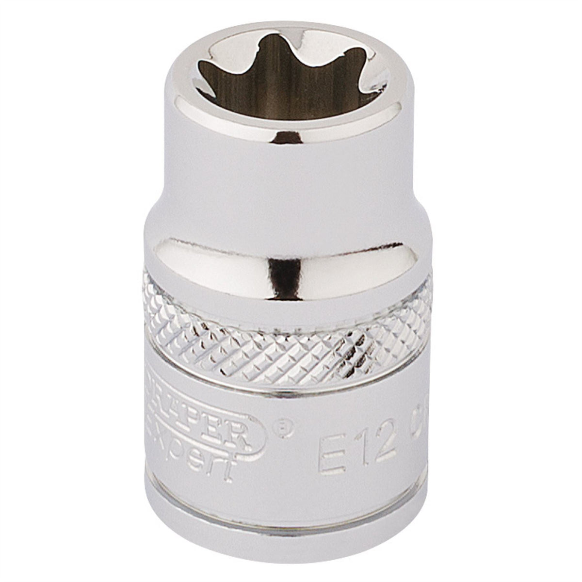 Draper Expert TX-STAR® Socket 3/8" Sq. Dr. E12 34187 White Rose Tools