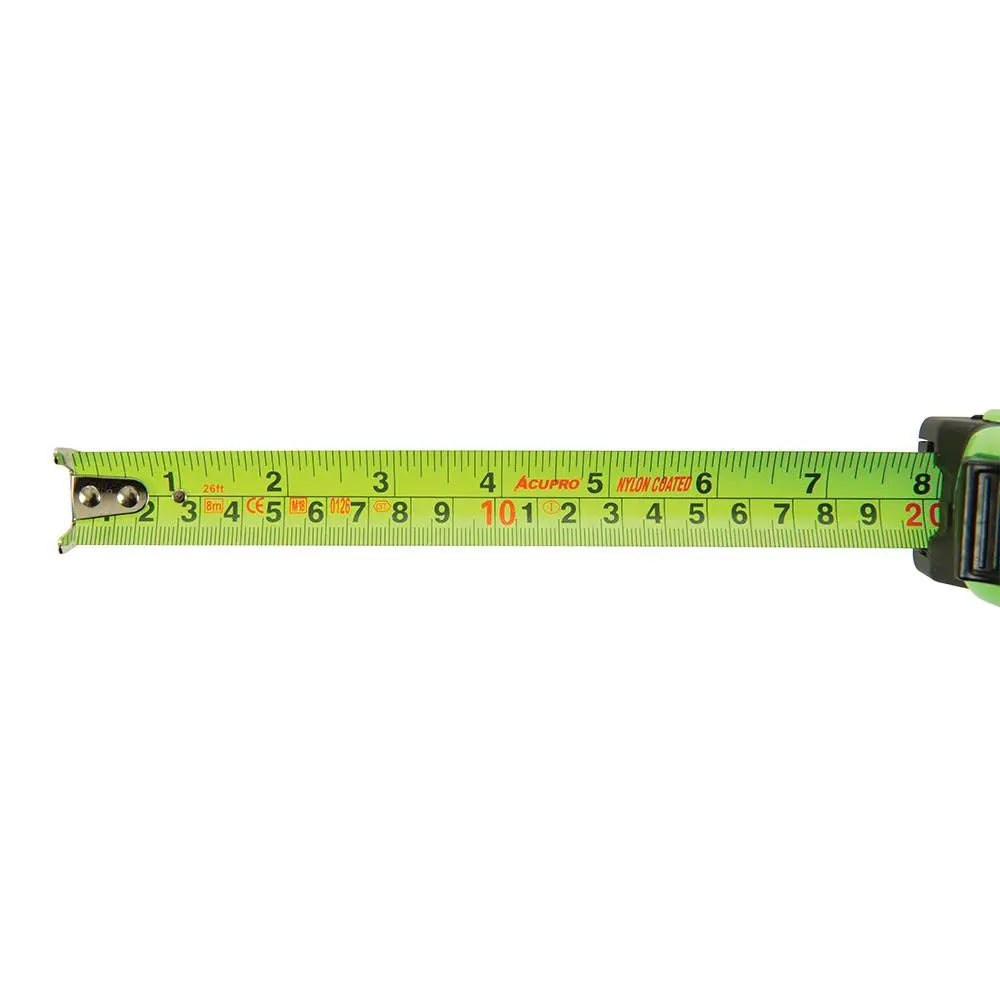 Acupro 3m 5m 8m Tape Measure Class 1 Accuracy Highest Available