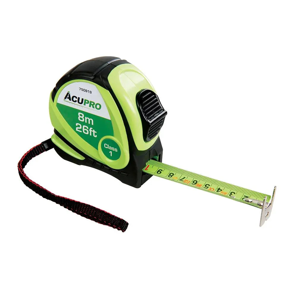 Acupro 3m 5m 8m Tape Measure Class 1 Accuracy Highest Available