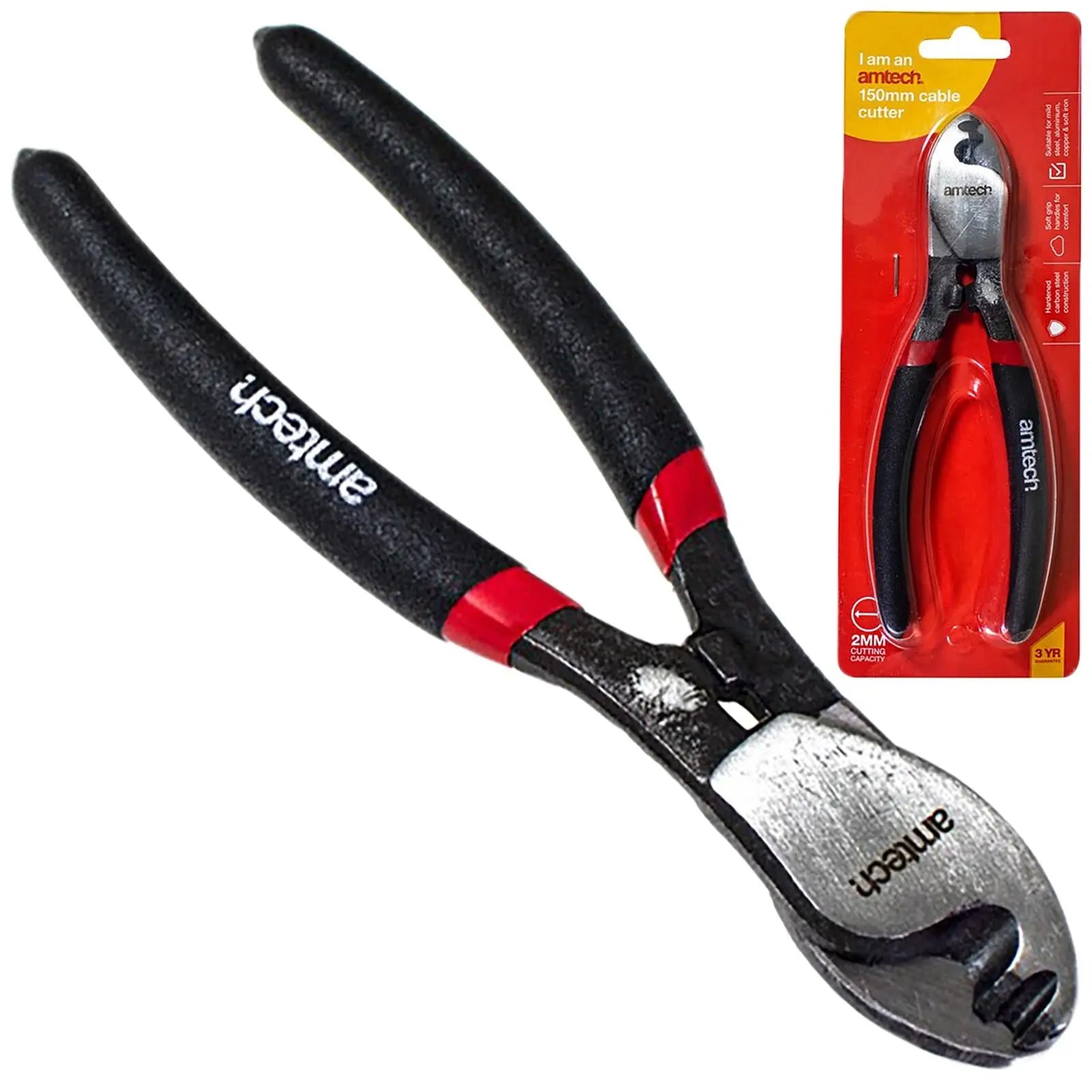 Amtech Mini Cable Cutter 150mm 6" Cutting Pliers