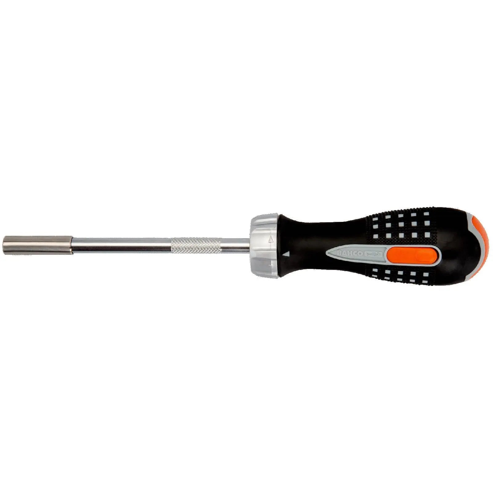 Bahco Ratchet Screwdriver with 1/4" Hex Bits Phillips Pozi Slotted White Rose Tools