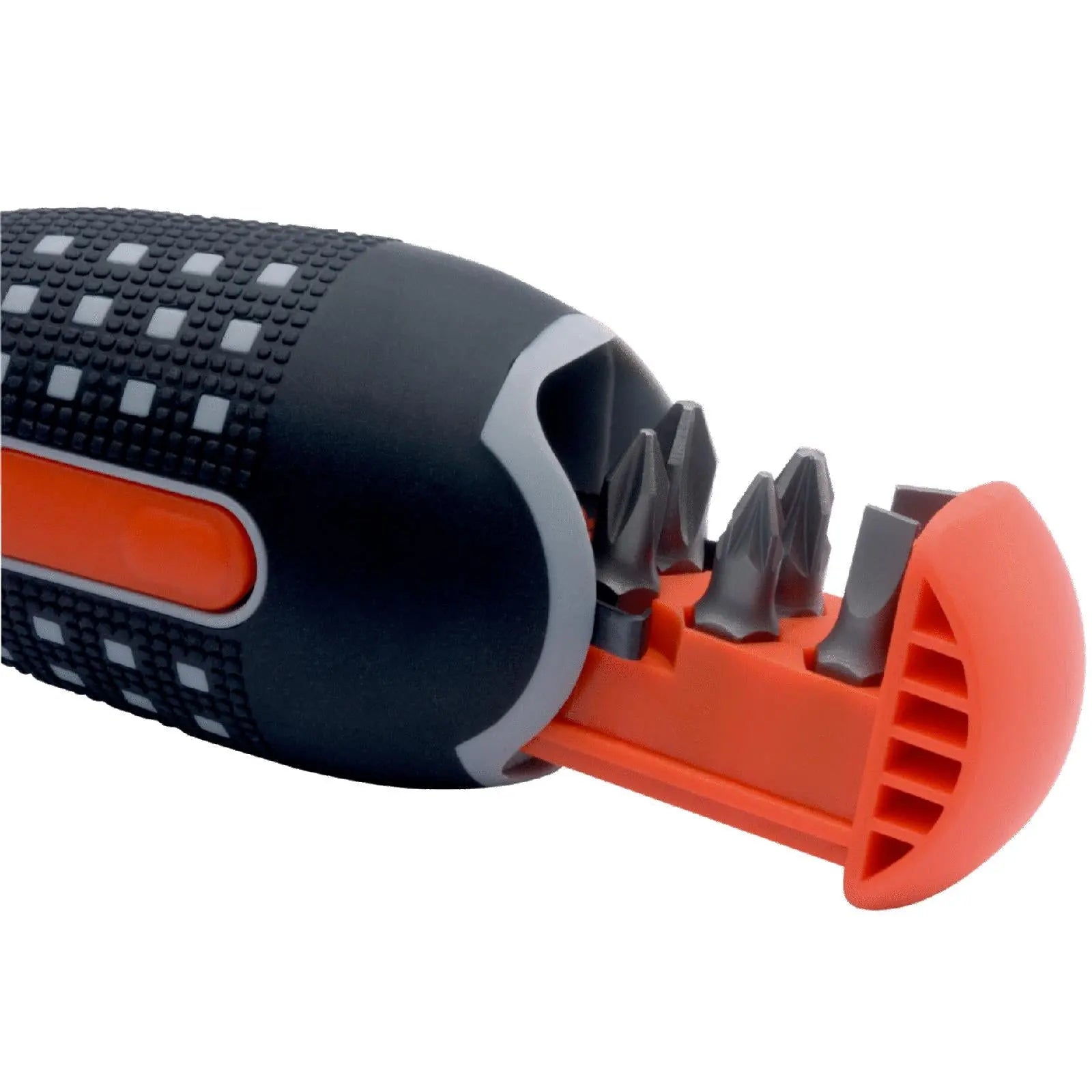 Bahco Ratchet Screwdriver with 1/4" Hex Bits Phillips Pozi Slotted White Rose Tools