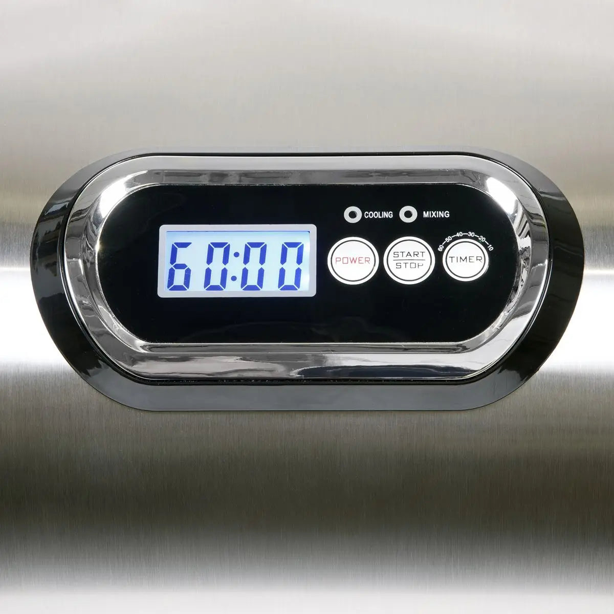 Baridi 1.5L Ice Cream, Gelato & Sorbet Machine with Fast-Freeze Compressor Cooling White Rose Tools