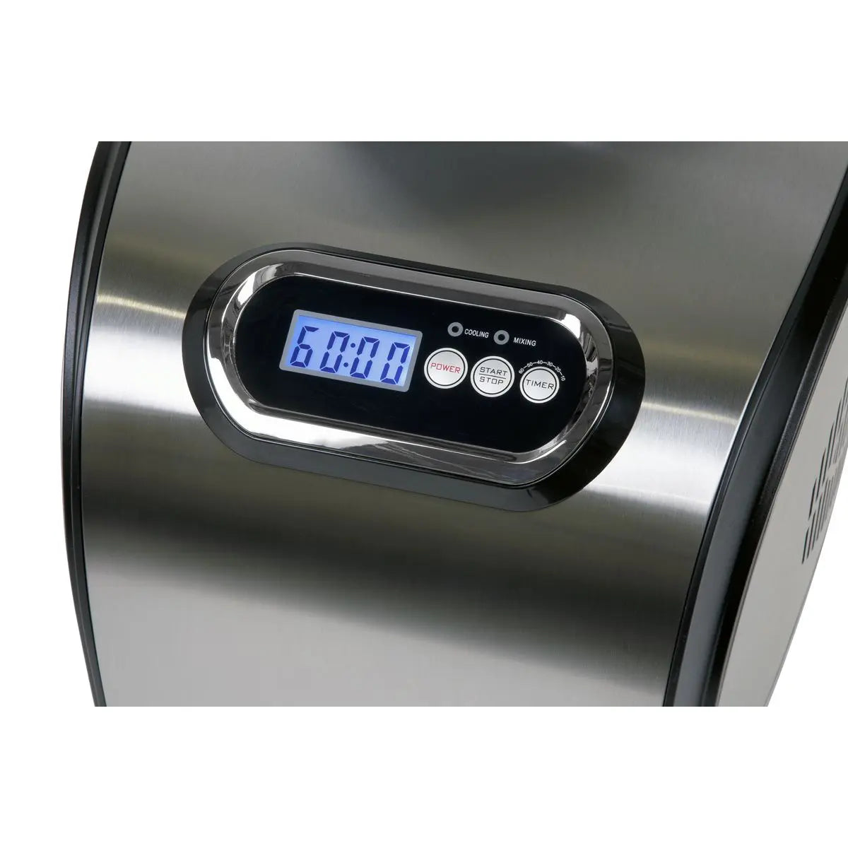 Baridi 1.5L Ice Cream, Gelato & Sorbet Machine with Fast-Freeze Compressor Cooling White Rose Tools