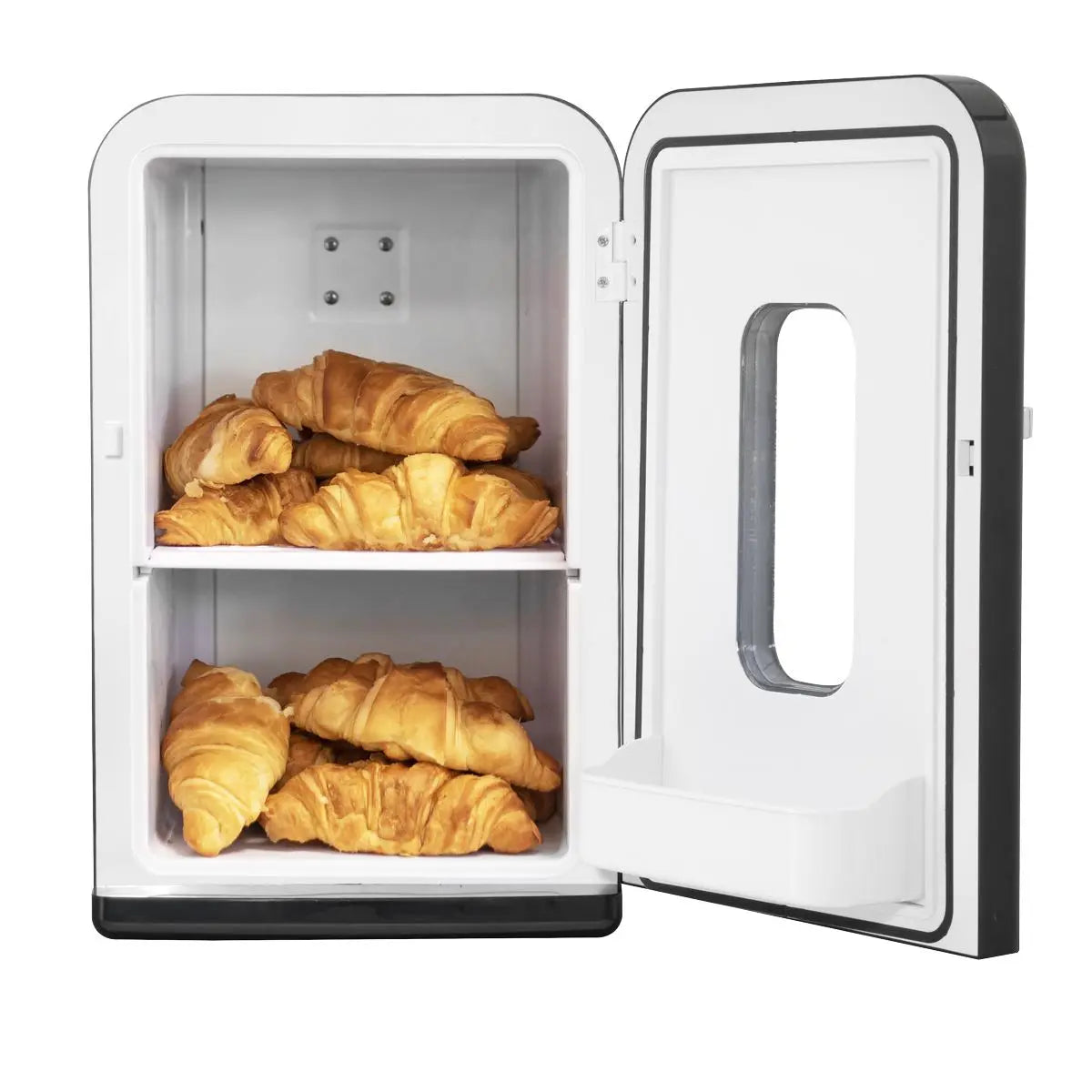 Baridi 15L Mini Fridge Cooler & Warmer, 12V/230V, Perfect for Car, Bedroom, Camping, Makeup, Black - DH95 White Rose Tools