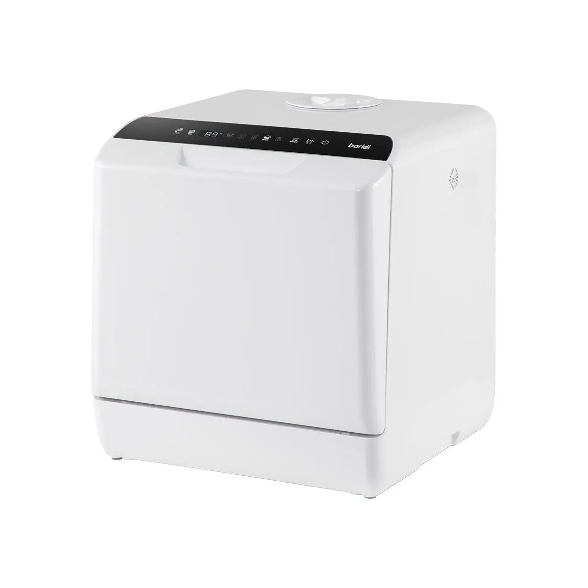 Baridi 2-4 Place Settings Mini Portable Tabletop Dishwasher, 5 Wash Functions  White Rose Tools