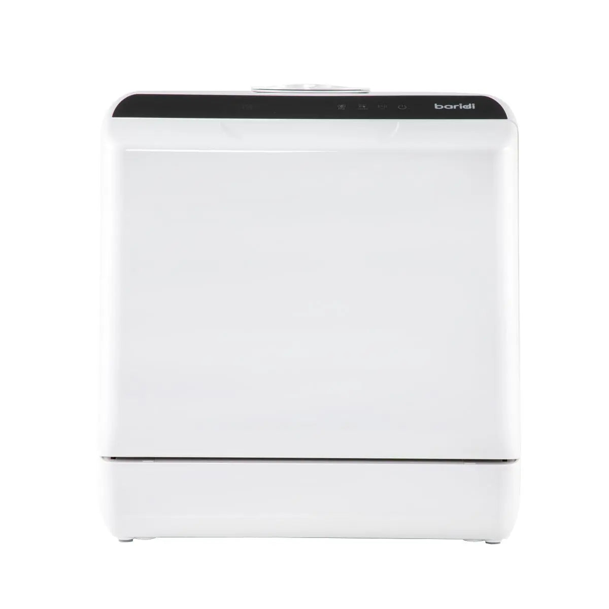 Baridi 2-4 Place Settings Mini Portable Tabletop Dishwasher, 5 Wash Functions  White Rose Tools