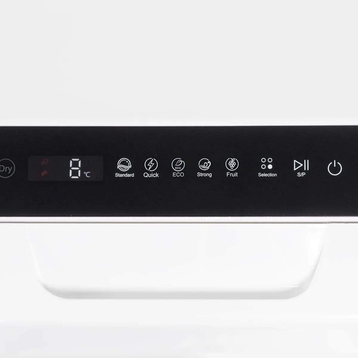 Baridi 2-4 Place Settings Mini Portable Tabletop Dishwasher, 5 Wash Functions  White Rose Tools