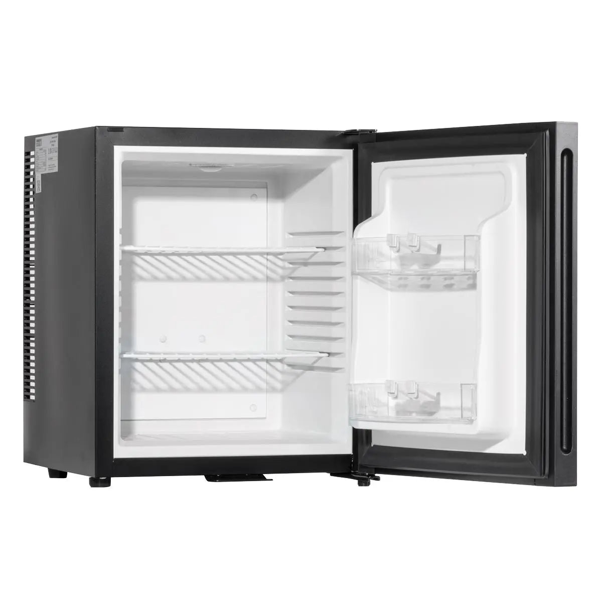 Baridi 25L Ultra Quiet Drinks & Wine Mini Cooler Fridge with LED Light, Black White Rose Tools