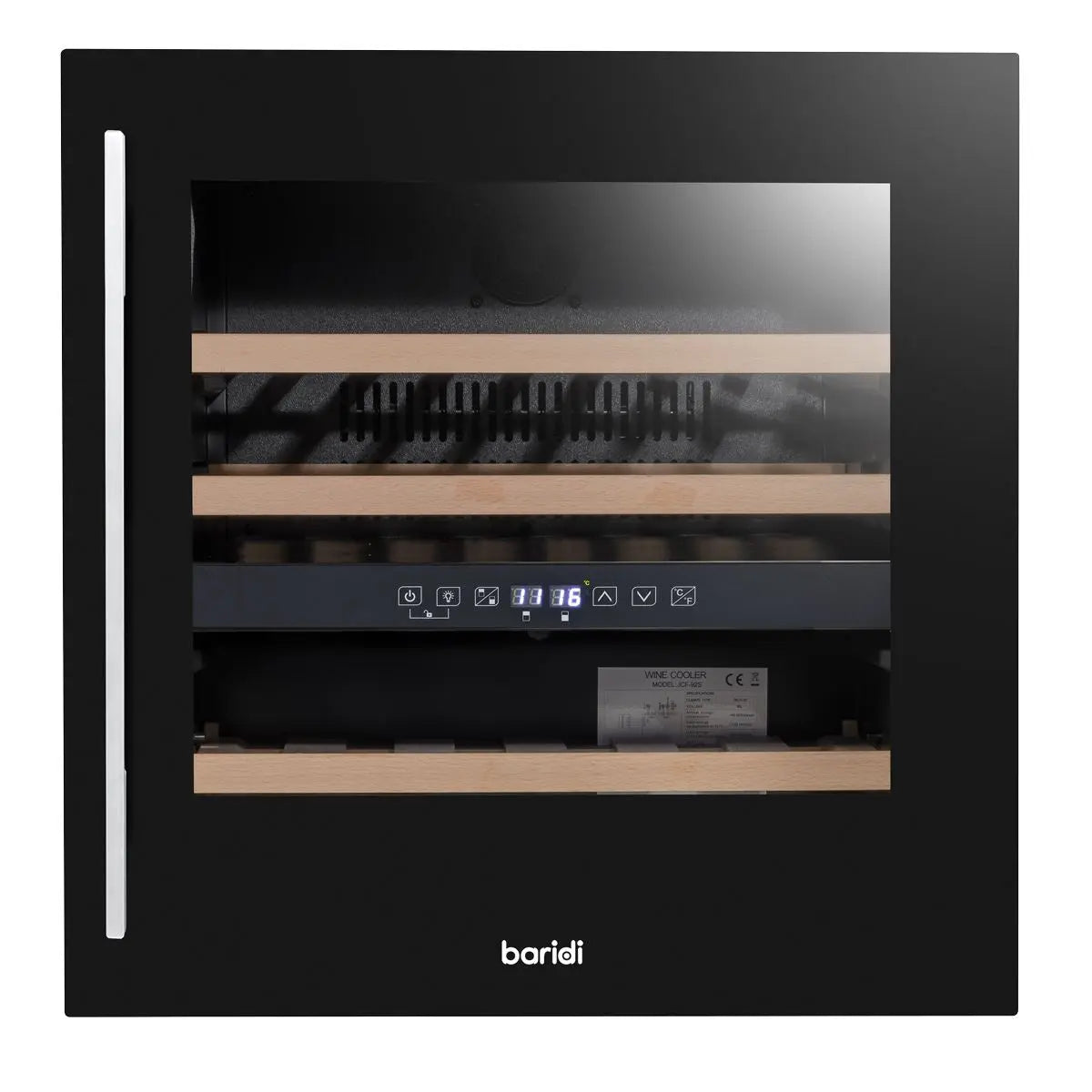 Baridi 36 Bottle Wine Fridge & Cooler 60cm  White Rose Tools