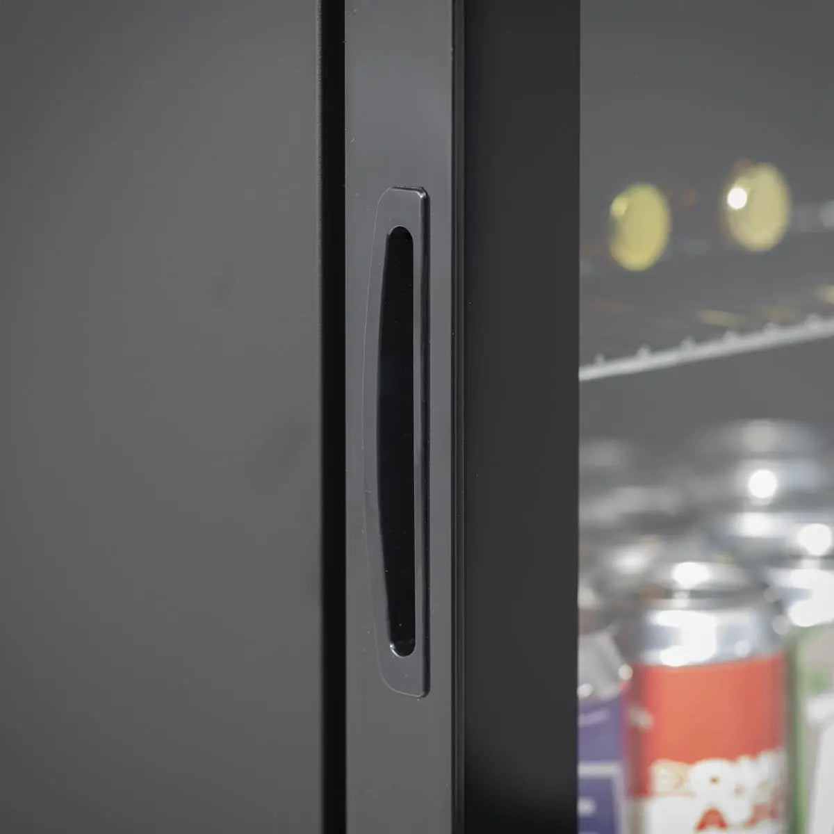 Baridi 50L Tabletop Beer & Drinks Mini Fridge with Light 3-10°C - Black & Glass White Rose Tools